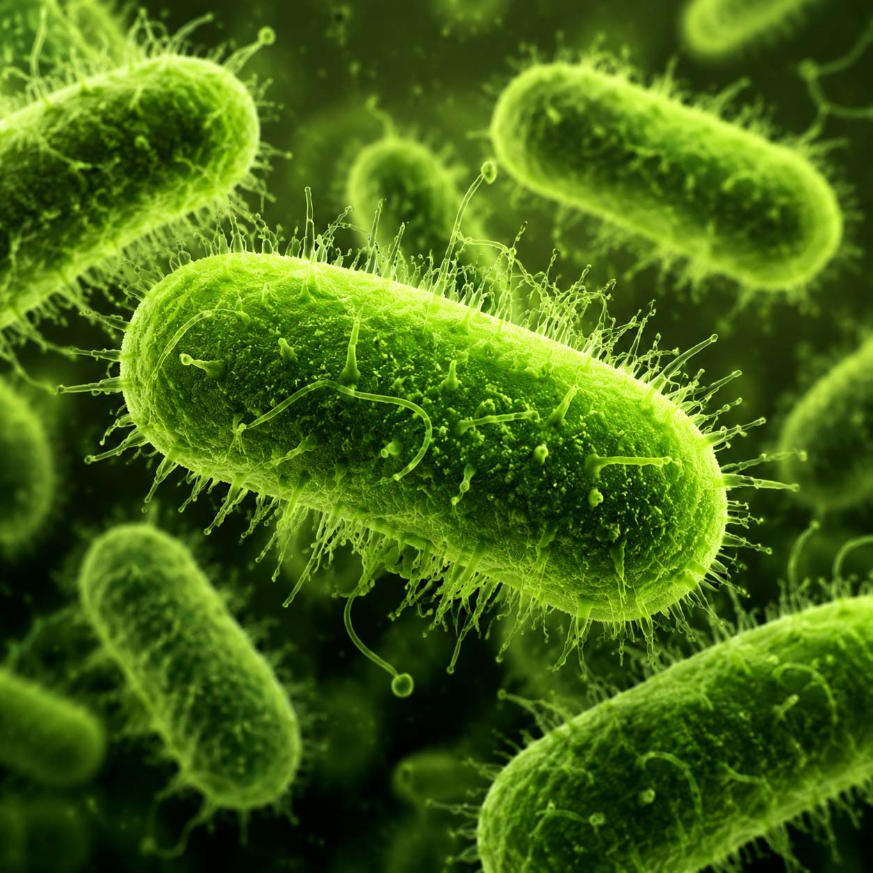 E. coli bacteria